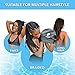 Happy Mane Silicone Swim Cap for Braids and Dreadlocks - Hair Dry While Swimming Bathing Long Hair, Extensions, and Curly Hair - Large Shower Cap for Women, Teenager, Kids (Black, Large)
