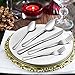 LIANYU 60-Piece Silverware Flatware Set for 12, Stainless Steel Cutlery Set, Kitchen Restaurant Tableware, Mirror Finished, Dishwasher Safe