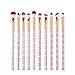 Clearance Sale!DEESEE(TM) 10Pcs Multifunctional Makeup Brush Concealer Eyeshadow Brush Set Brush Makeup Tool (B)