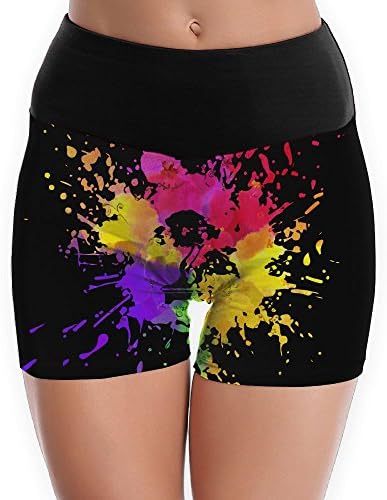 Bonsai Tree Japanese Christmas Women's Yoga Shorts Pants Running Shorts Slim Fit M