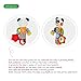 LALABABY Early Education Hand Wave Stick for Over 0 Years of Age (Panda)