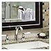iDesign York Countertop Bar Soap Dish, Metal Soap Holder for Bathroom, Shower, Vanity, 3.87
