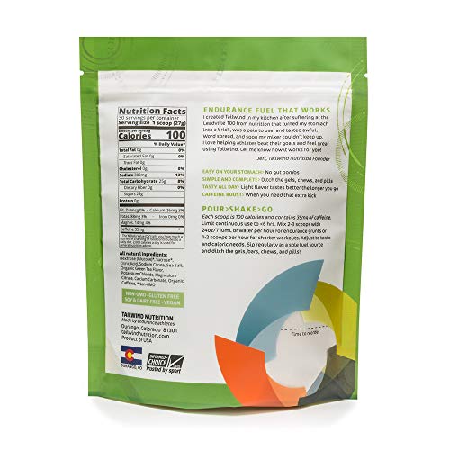 Tailwind Nutrition Caffeinated Green Tea Endurance Fuel 30 Serving