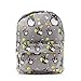 Finex My Neighbor Totoro Gray Canvas Japanese Comic Cartoon Casual Backpack with 15 inch Laptop Storage Compartment for College Student Daypack Travel Snack Sport Book Bag Gift
