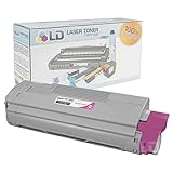 LD Compatible Toner Cartridge Replacement for Okidata C610 Series 44315302 (Magenta)