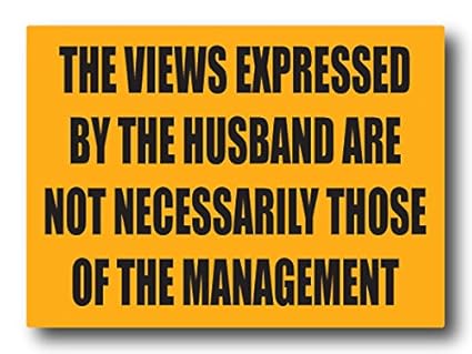 Nourish The Husbands Views Fridge Magnet