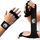 Weight Lifting Gloves with Wrist Wraps - Best Grips for Crossfit Bodybuilding Gym Pull Ups and Heavy Weight Workouts - Ultralight & Comfortable