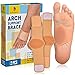 OrthoDoc's Gel Arch Support Brace for Flat Feet Men Women - Plantar Fasciitis Sleeve Pair - Planters Fasciitis Massager - Foot Compression Wrap - Aids High Arch, Fallen Arch, Foot Heel Pain (Fits All)