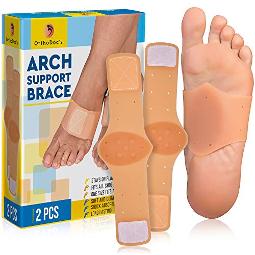 OrthoDoc's Foot Arch Support Brace for Flat Feet Men & Women Plantar