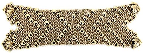 Liquid Metal by Sergio GutierrezAntique Gold 24K Bracelet B105-AG SG 3 sizes - SG velvet pouch and fine box included