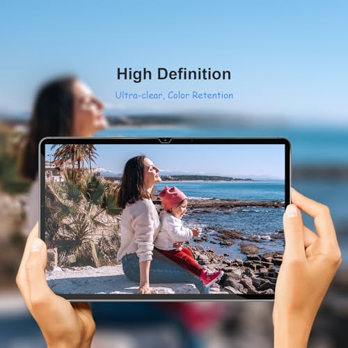 Gerutek Samsung Galaxy Tab S11 / S10 Lite / S10 FE / S9 FE / S9 / S8 / S7 Tempered Glass Screen Protector [Ultra Clear][Scratch Resistant][9H Hardness] for Galaxy Tab S10 Lite/S10 FE