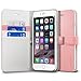 Spigen Wallet S iPhone 6 Plus Case with Foldable Cover and Kickstand Feature for iPhone 6 Plus 2014 - Pink