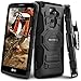 Evocel New Generation Series Phone Case Compatible with LG G Stylo 2 (2016 Release) with Belt Clip Holster and Kickstand, Black