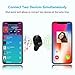 GETIHU Bluetooth Earbud Mini Invisible Wireless In-Ear headphone with 6 Hours Playtime with Mic Hand-Free Calls for iPhone Samsung Android Phone in Driving Workout Running (One pcs)