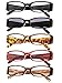 5-Pack Ladies Reading Glasses Includes Sunshine Readers for Women +3.0