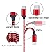Type C USB Cable 3-Pack 3ft USB A 2.0 to USB-C Fast Charger Nylon Braided Cord for Samsung Galaxy S9 S8 Plus Active, Note 9 8, C5 C7 C9 Pro, A9 A8 Star, Tab S3 2017, Lg G7 Thinq G6 V30 V20 Stylo 4