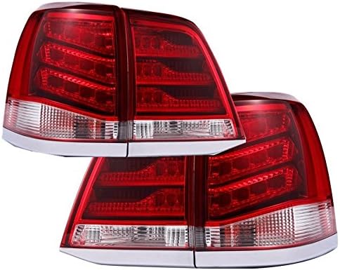 AOEDI Tail lights For Toyota 2008-2011 Land Cruiser V8 FJ200 LC200 Tail Lights LED Brake Rear Lamp