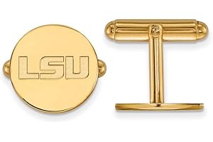 LOGOART LSU Cufflinks (Gold Plated)