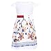 SMILING PINKER Toddler Girls Dress Casual Embroidered Floral Boho Vintage Dresses