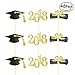 Class of 2018 Cupcake Toppers,UoUo Graduation Party Decoration Food Picks Cake Picks Diploma, 2018, Grad Cap Set 48 Pack
