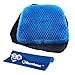 Gel Seat Cushion Breathable Thick Egg Chair Cushions, Non-Slip Cover, Honeycomb Design Absorbs Pressure Points Pain Relief Chair Pads for Office, Home, Desk, Car, Wheelchair Accessories