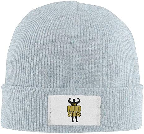 The Mud Studs Mud Run Unisex Slouchy Beanie Black