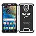 Alcatel Fierce 4 Case, Alcatel Allura Case, Alcatel Pop 4 Plus Case,LEEGU [Shock Absorption] Dual Layer Heavy Duty Protective Silicone Plastic Cover Case for Alcatel Fierce 4 - Don't Touch My Phone