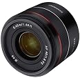 Ficha Técnica Samyang SYIO45AF-E 45mm F1.8 Lente Compacta De Enfoque Automático De Marco Completo Para Sony E Mount