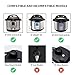 NeoJoy Steam Release Diverter for Instant Pot Accessories, Fits Instapot 3, 5, 6, 8 Qt Duo Series