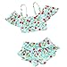 Mingao Little Girls 2 Pieces Cherry Pattern Tankinis Swimear Swimsuit Blue 2-3 Years