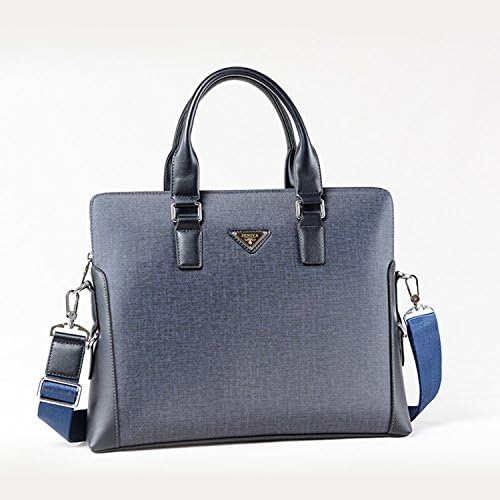 Leather Lawyers Briefcase Shoulder Laptop Business Slim Bags for Men