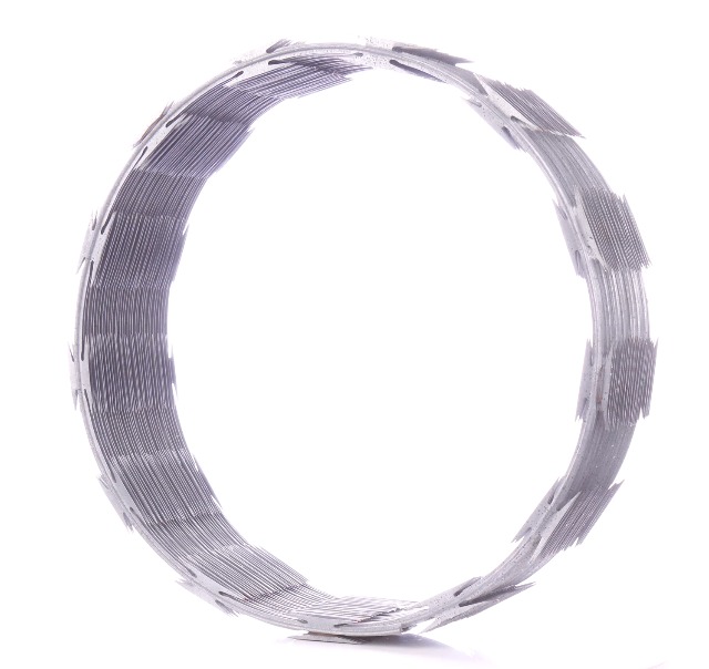 Razor Wire Galvanized Steel 18 4 Coils - 200 Feet Per Roll - Bobco Metals CBT-65
