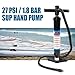 SUP Hand Pump Max 27 PSI, Light Weight to Carry, Good for All Inflatable Paddle Board and Inflatable Boat