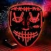 Halloween Led Purge Mask Light Up Scary Mask EL Wire Cool Costume Festival Parties Raves Unisex