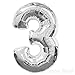 AFTERLOON® 40 Inch Chrome Glossy Silver Foil 