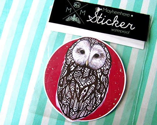 Ural Owl Sticker Waterproof Decal