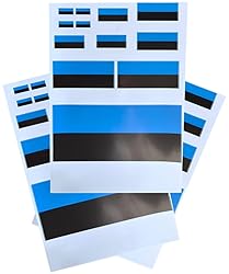 EUIOSFDC Decal in Multiple Sizes Estonia Flag