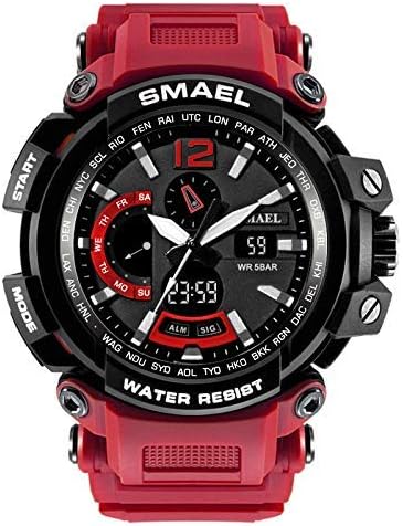 SMAEL Fashion Men Watch LED Dual Display Digital Electronic Sport Wrist Watches?onlinebest watcheswrist womenwatches