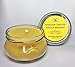 Pure Vanilla Beeswax Candle - Organic Beeswax, Essential Oil - Handmade, 6oz