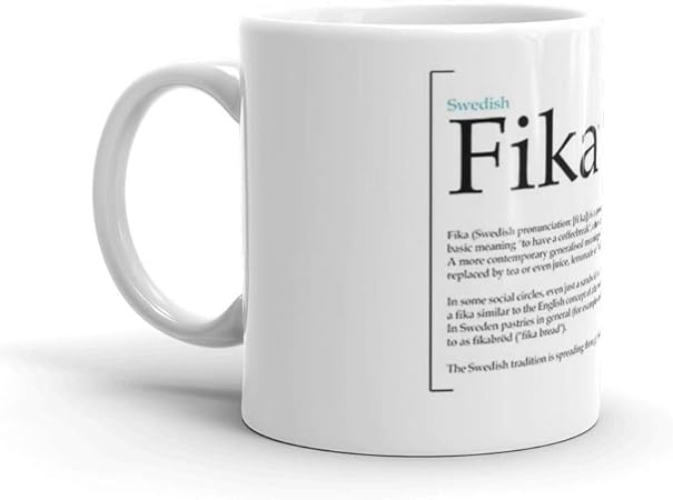 Fika Svedese Tazze Da Caffe Classiche Da 325 Ml Con Manico A C E Struttura In