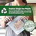 Reusable Silicone Food Storage Bags by Eco Lifestyle - 2 Large & 2 Medium - Premium Eco Friendly Meal Prep Bag Solution for the Conscious Kitchen | Maintain Freshness and Food Quality