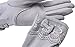 Women Driving Sunscreen Slip Gloves Cotton Gloves Breathable Lace Bow (One size, Grey)