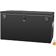 Peastorm Trailer RV Marine Battery Box - 12V Waterproof Steel Dual Battery Relocation Kit for Boat, Trolling Motor, Kayak (Do
