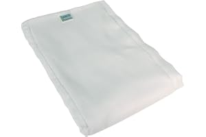 LeakMaster Adult Prefold Cloth Diapers Gauze Weave - 100% Cotton Reusable and Washable Diapers - Soft & Durable - Day Weight - Size Large