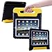 HDE Case for iPad 2 3 4 - Kids Shock Proof Heavy Duty Impact Resistant Protective Cover Handle Stand for Apple iPad 2nd 3rd 4th Generation Tablet (Black & Yellow)