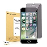 iPhone 7 Privacy Glass Screen Protector [2-Pack] Antsplust 9H Hardness Premium Privacy Anti-Spy [Bubble Free] for iPhone 7