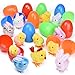 12 PCs Filled Easter Eggs with Wind Up Toys Chicks & Bunnies, 3.74