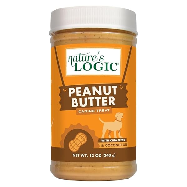 NATURE’S LOGIC NATURAL DOG PEANUT BUTTER TREAT –...