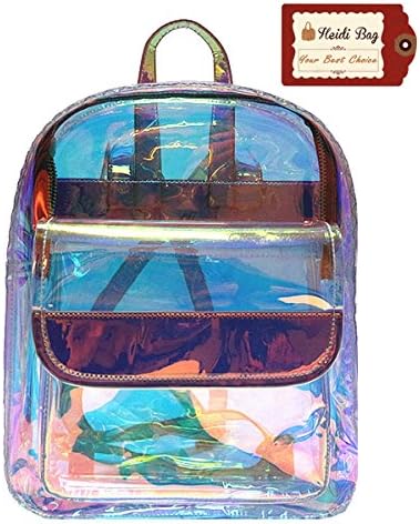 Heidi Bag Mini Laser Transparent Backpack Casual Children School Satchel Shoulder Travel Bag