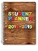 Dated Elementary Student Planner for Academic Year 2018-2019 (Block Style - 8.5